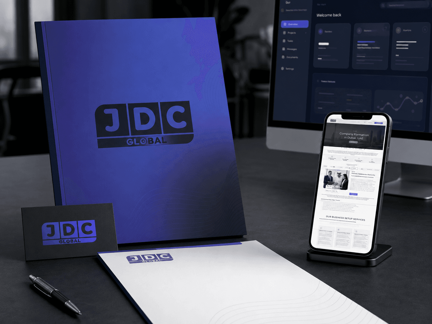 JDC Global brand applications across touchpoints