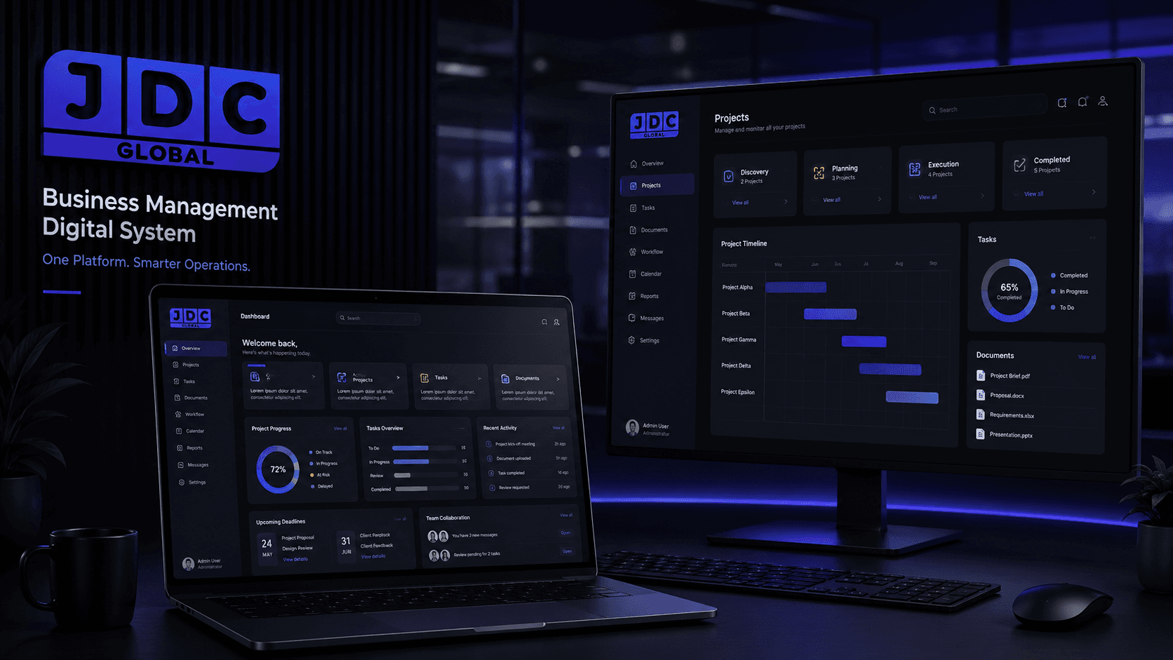 JDC Global digital system interface design