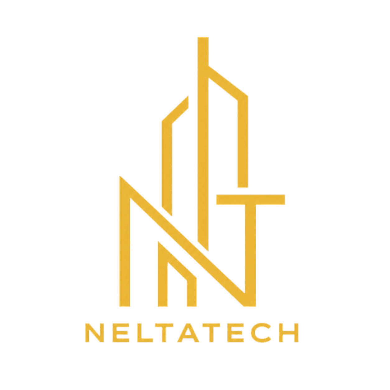 NELTA TECH logo and brand identity