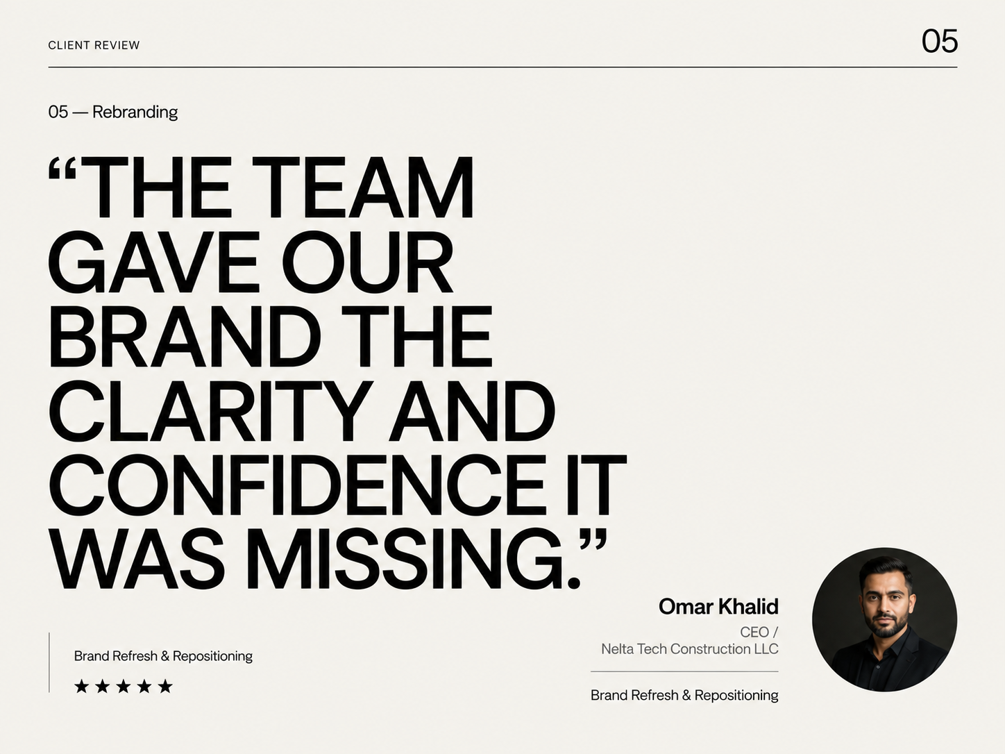 Client testimonial 4