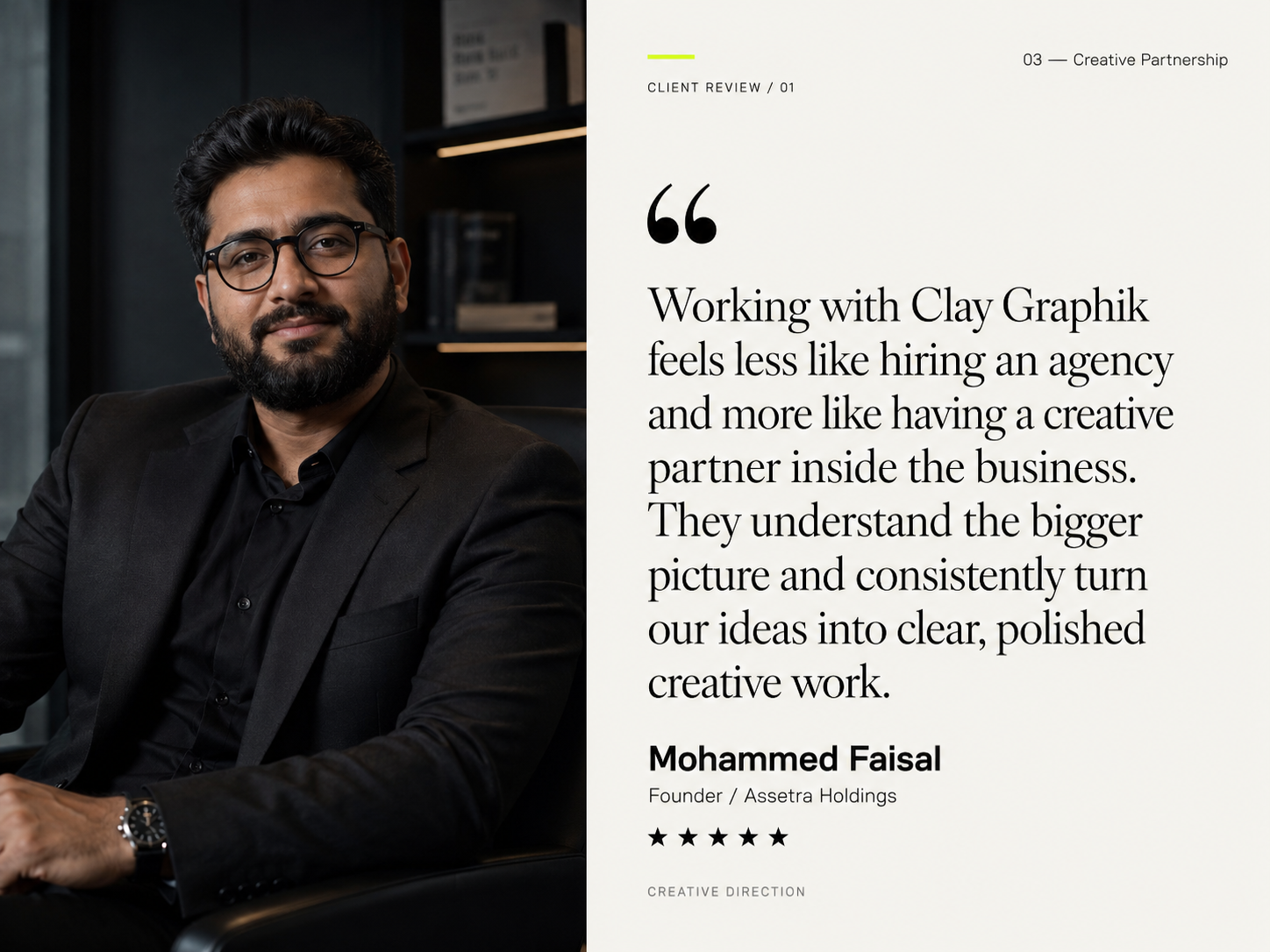 Client testimonial 6